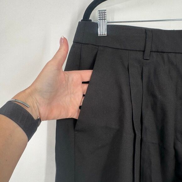 NWT Old Navy Women’s Extra High-Waisted Linen-Blend Taylor Trouser Shorts Size L - Picture 5 of 14